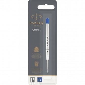 Стержень шариковый PARKER QUINK (1950365) B 1.2мм синие чернила блистер